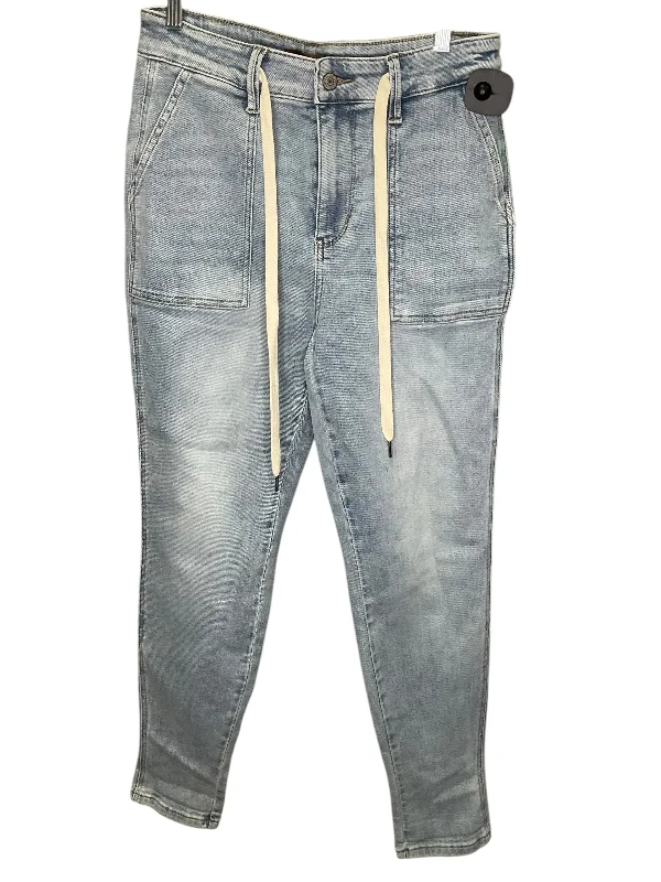 High-Quality Ripped Men's JeansJeans Straight By Judy Blue In Blue Denim, Size: 6