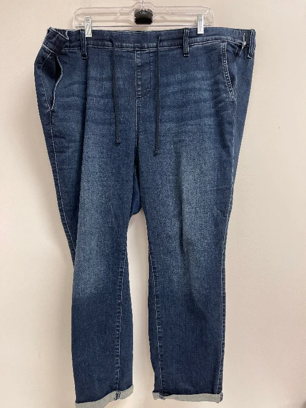 Authentic Raw Denim Men's JeansJeans Straight By Torrid In Blue Denim, Size: 22