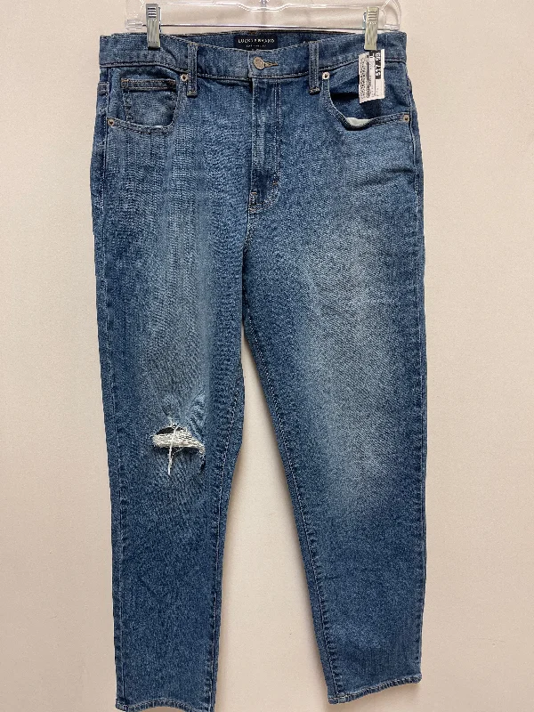 Inexpensive Men's JeansJeans Straight By Lucky Brand In Blue Denim, Size: 8