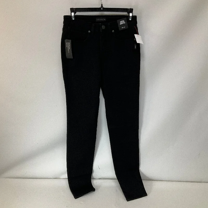 Cool Men's JeansJeans Skinny By Silver In Black Denim, Size: 2