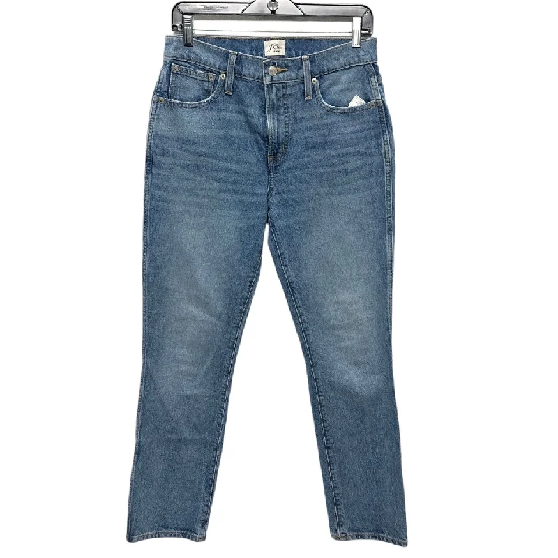 Men's Straight-Leg Jeans in Dark WashJeans Straight By J. Crew In Blue Denim, Size: 4