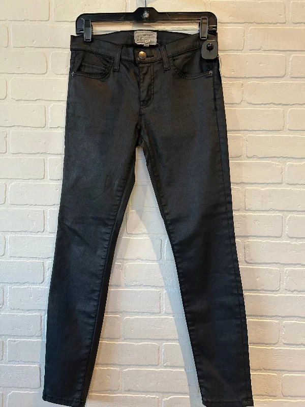 Dark Wash Men's JeansJeans Skinny By Current Elliott In Black Denim, Size: 4