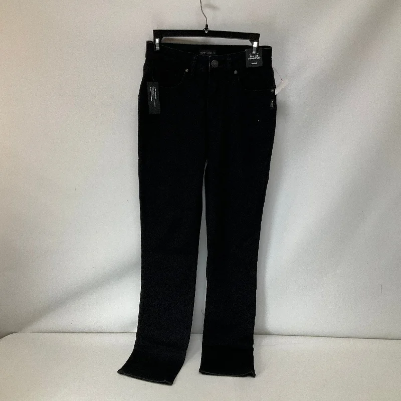 Casual Men's JeansJeans Straight By Silver In Black Denim, Size: 2