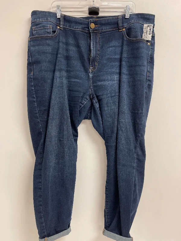 XL Men's JeansJeans Straight By Lane Bryant In Blue Denim, Size: 22