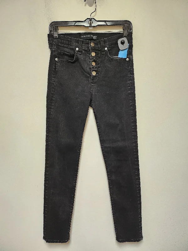 Men's Jeans with Embroidered LogosJeans Straight By Veronica Beard In Black, Size: 6