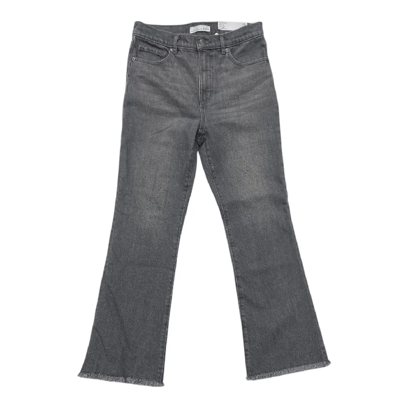 Trendy Men's JeansJeans Cropped By Loft In Grey Denim, Size: 2