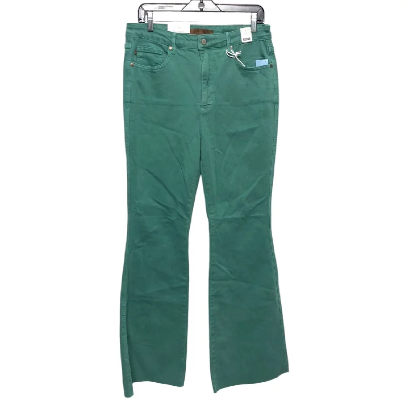 Affordable Men's JeansJeans Flared By Judy Blue In Green Denim, Size:14