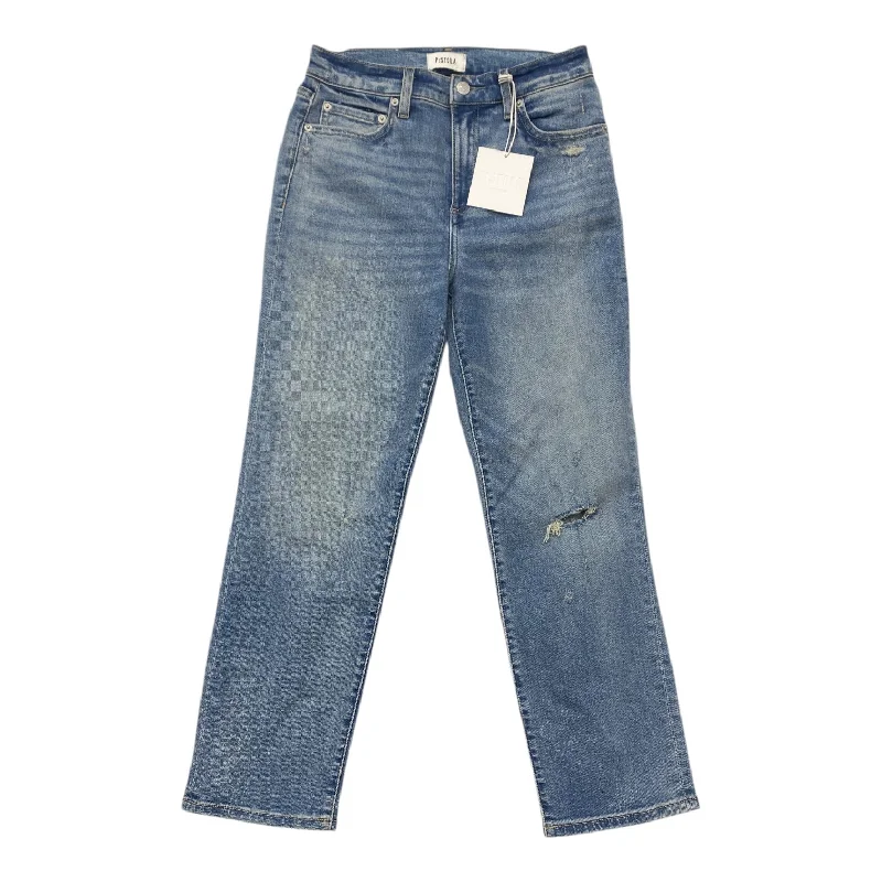 Wash and Wear Men's JeansJeans Cropped By Pistola In Blue Denim, Size: 2