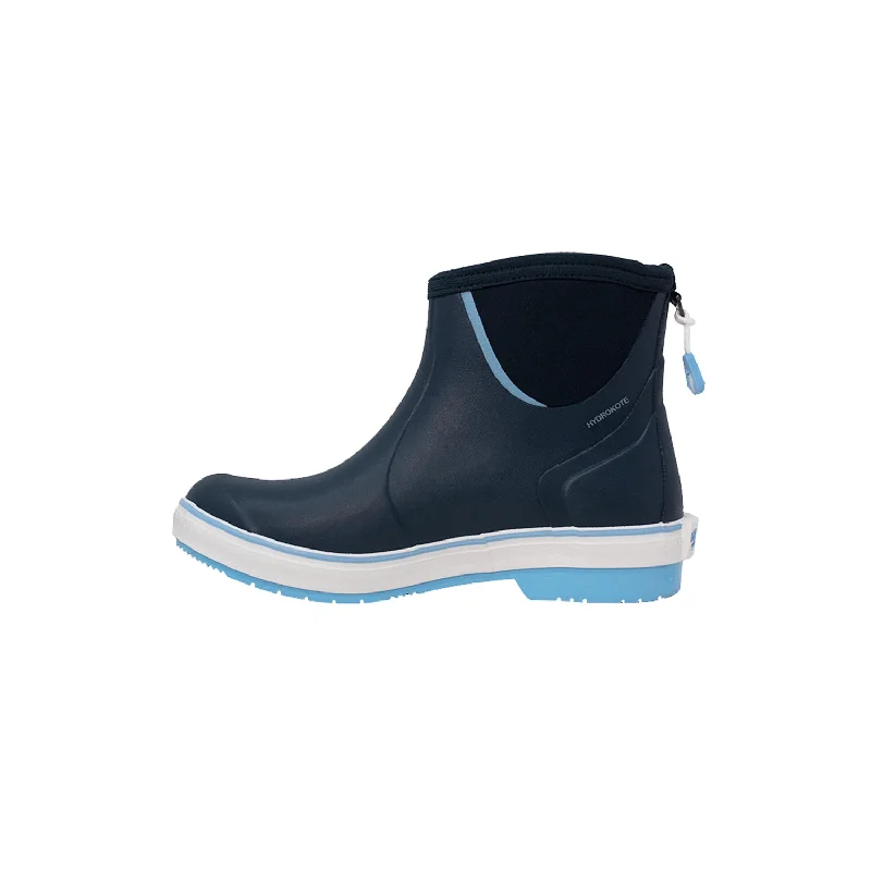 Dryshod Womens Slipknot Ankle-Hi Deck Navy Rubber Boat Boots