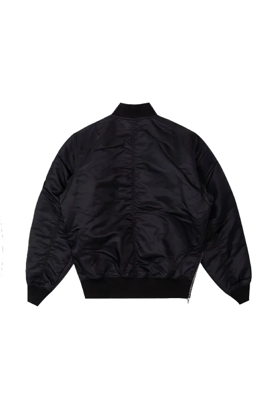 Mens Ma1 Bomber Jacket - Black