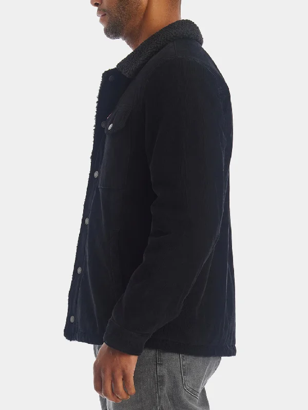 Courduroy Sherpa Lined Depot Jacket