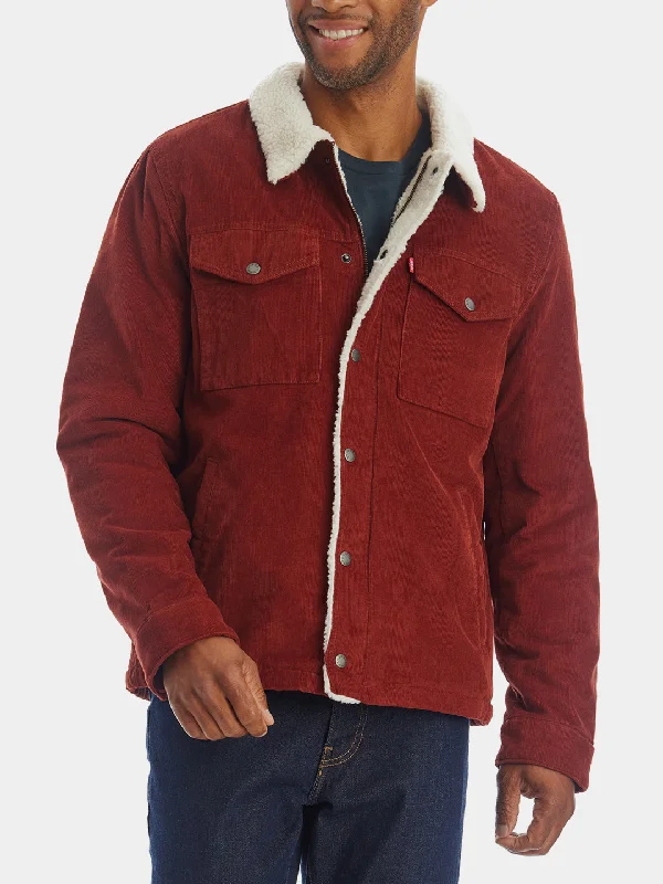 Courduroy Sherpa Lined Depot Jacket