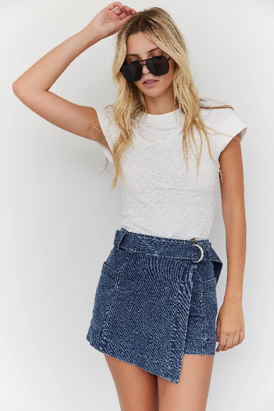 Drew Denim Skort