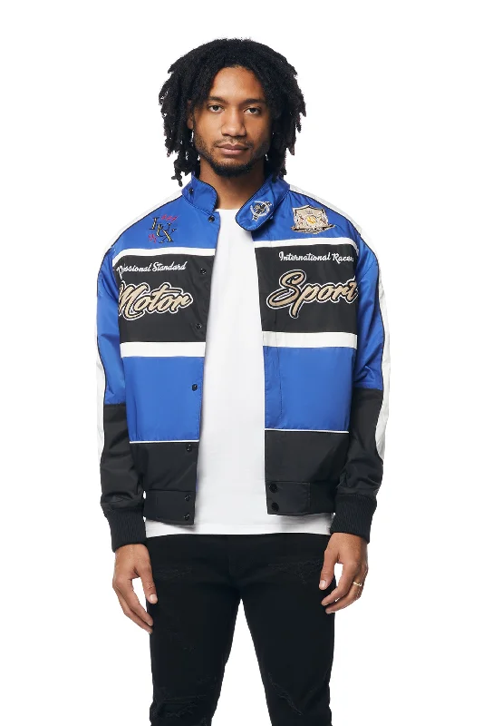 Euro Racing Windbreaker Jacket - Royal