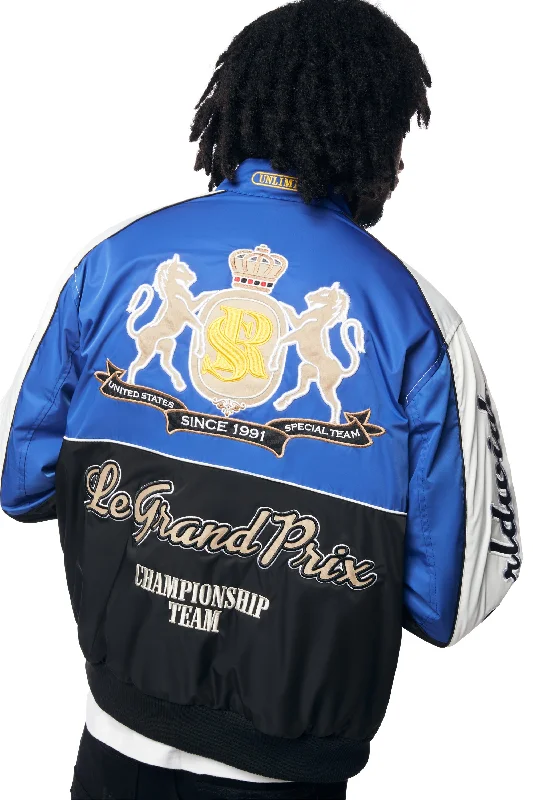 Euro Racing Windbreaker Jacket - Royal