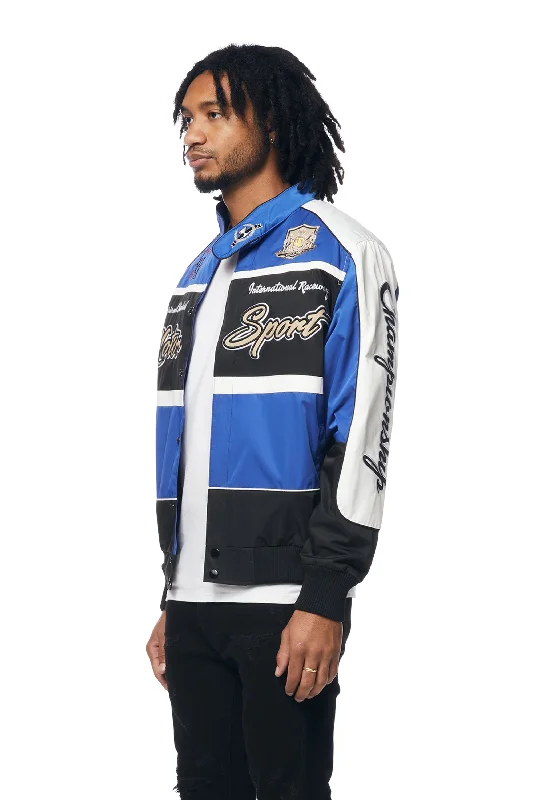 Euro Racing Windbreaker Jacket - Royal