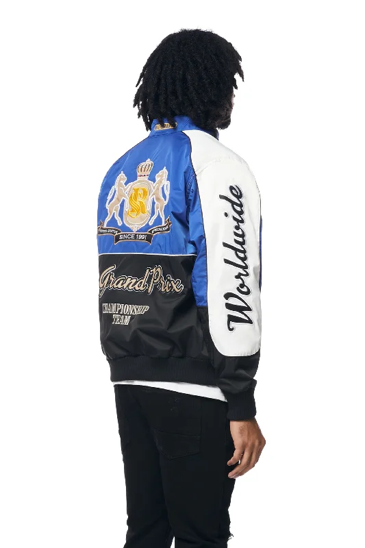 Euro Racing Windbreaker Jacket - Royal