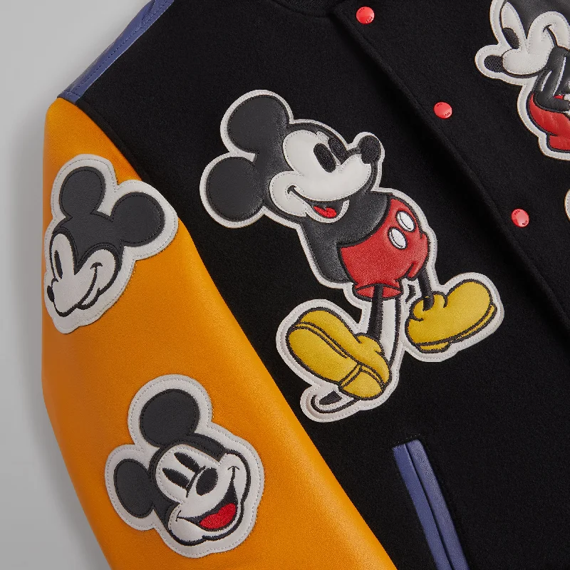 Disney | Kith for Mickey & Friends Wool Varsity Jacket - Black