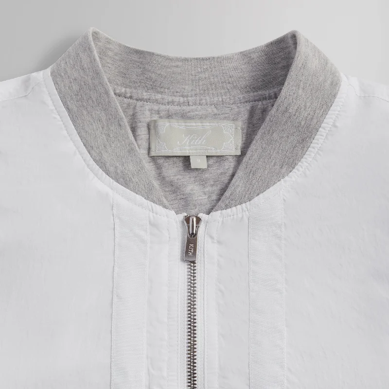 Kith Nylon Silas Bomber Jacket - White