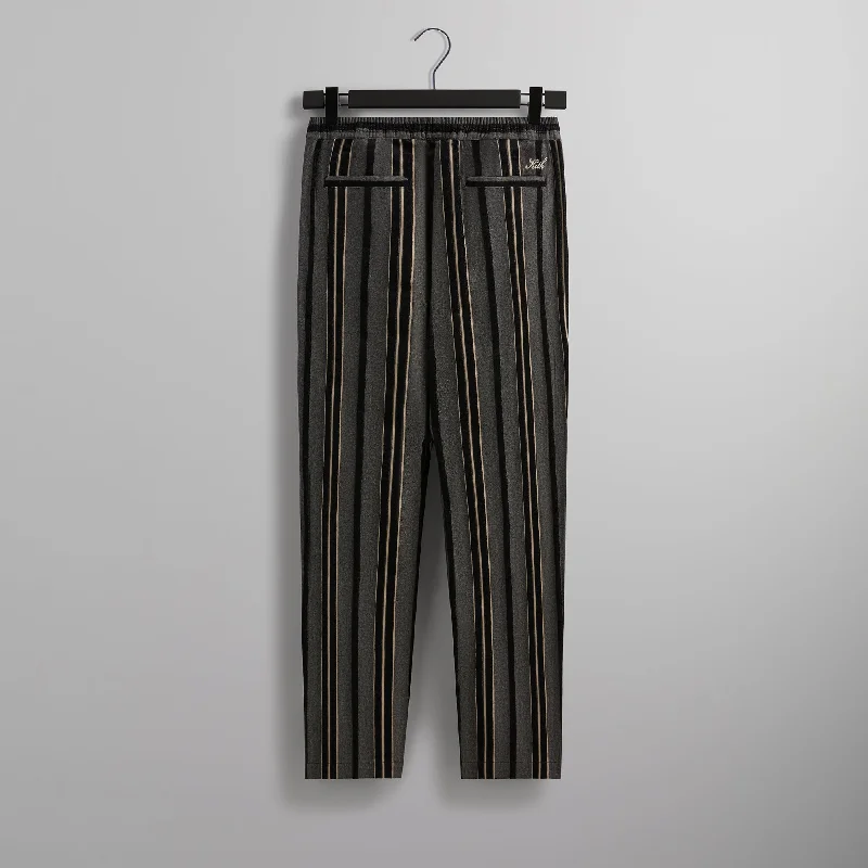 Kith Striped Flannel Barrow Pant - Black