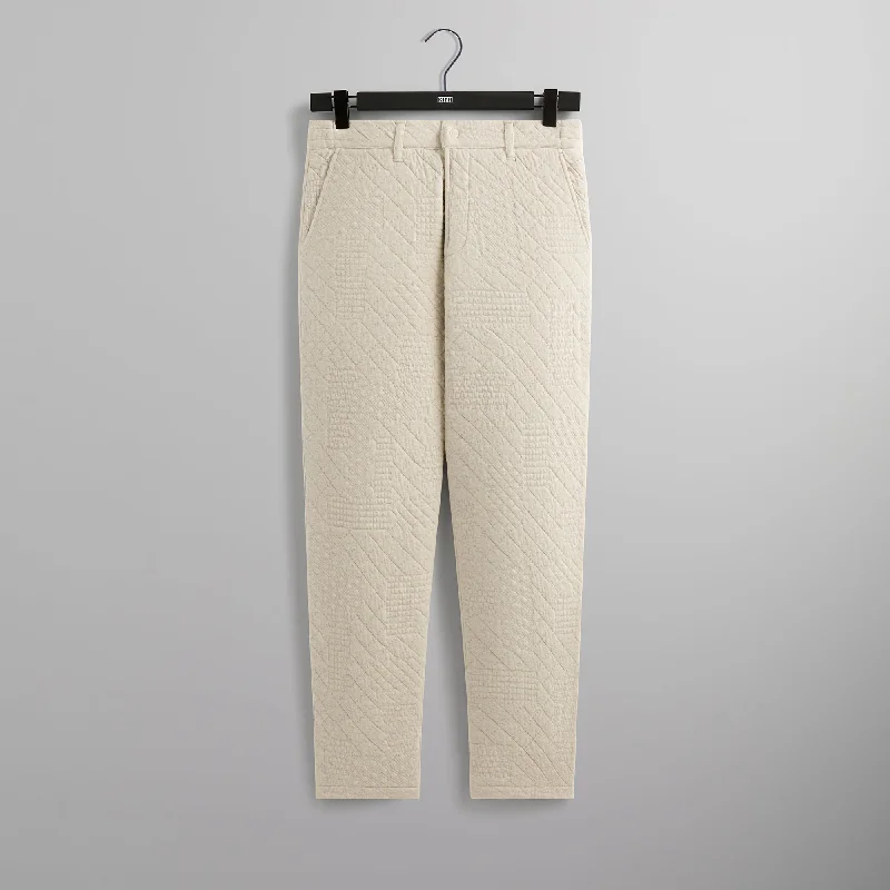 Kith Mixed Stitch Interlock Garrison Pant - Sandrift