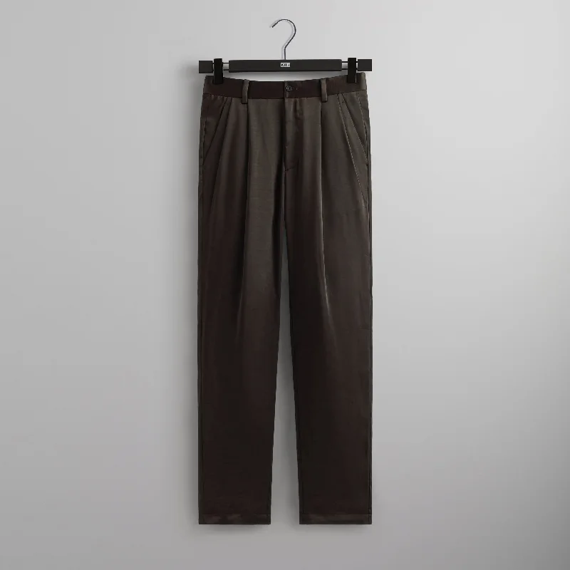 &Kin Vintage Satin Montrose Pant - Kindling