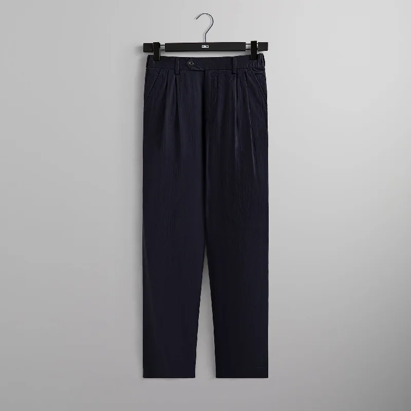 &Kin Herringbone Tyler Pant - Ink