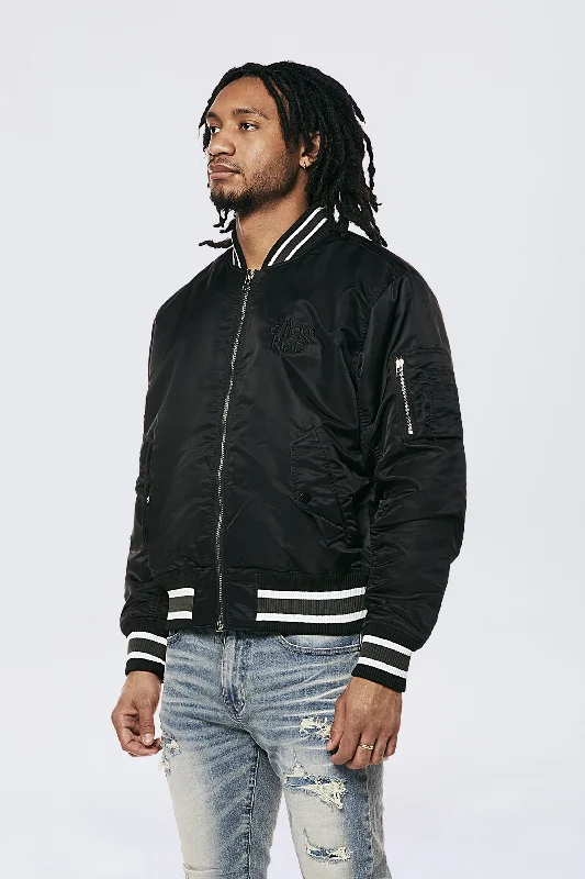 Men's MA1 Bomber Jacket Black - Online Exclusive