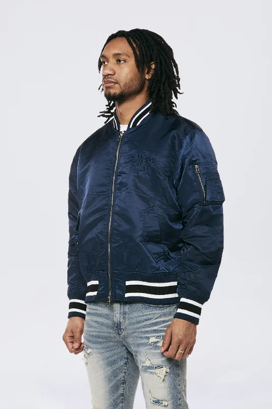 Men's MA1 Bomber Jacket Navy - Online Exclusive