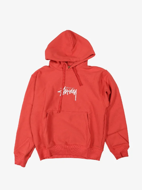 STUSSY Men Stock Logo App. Hoodie