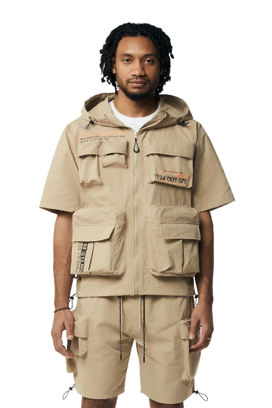 Utility Windbreaker SS Jacket - Khaki