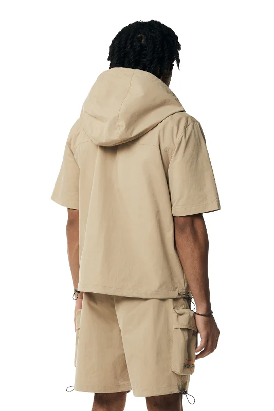 Utility Windbreaker SS Jacket - Khaki