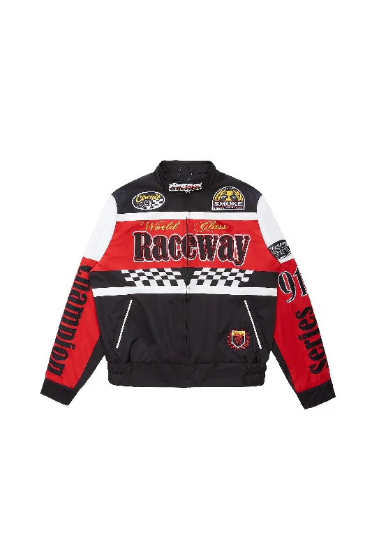 Windbreaker Racing Jacket - Black