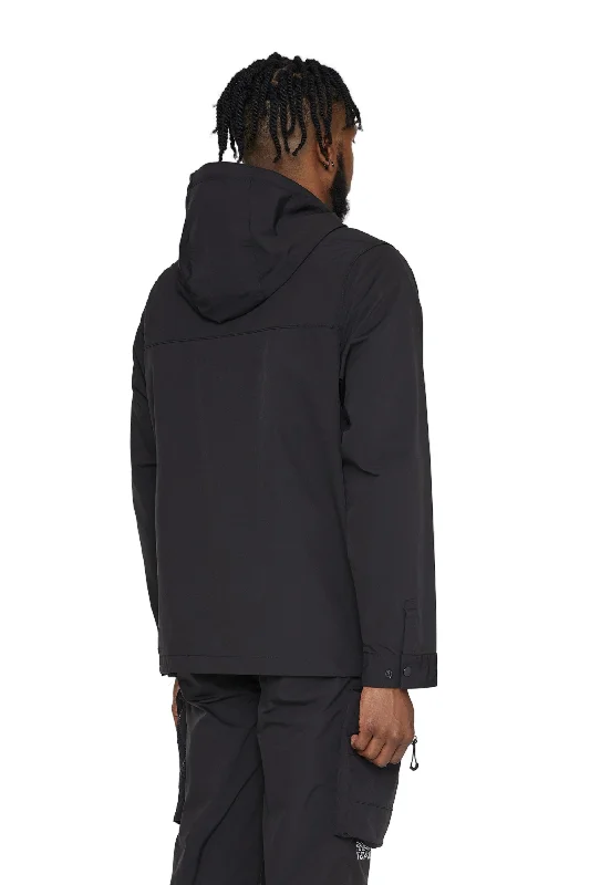 Windbreaker Utility Jacket - Black