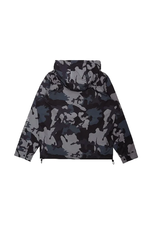 Windbreaker Utility Jacket - Stone Camo