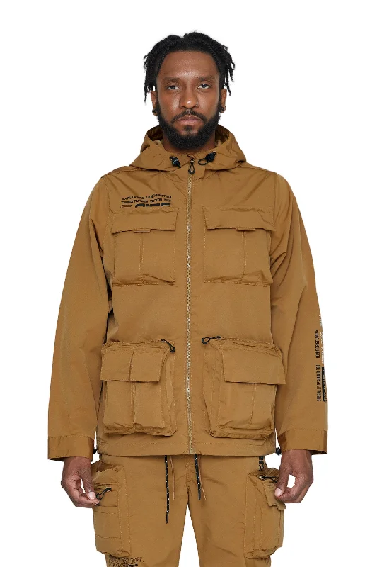 Windbreaker Utility Jacket - Timber