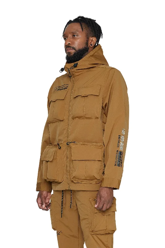 Windbreaker Utility Jacket - Timber