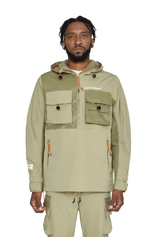 Windbreaker Utility Jacket - Earth