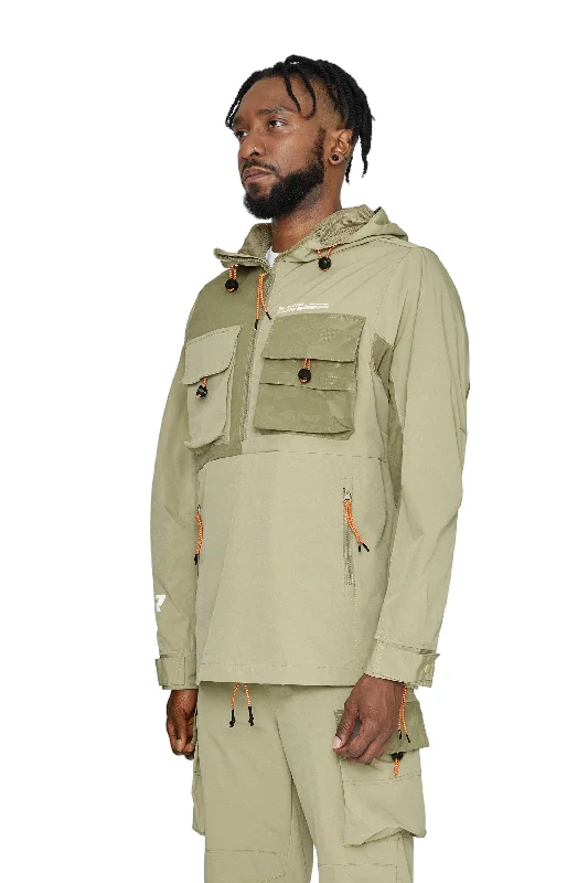 Windbreaker Utility Jacket - Earth