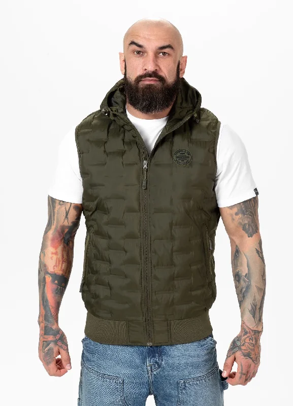 Men's Shirts with Contrast StitchingMen's hooded Vest Eclipse