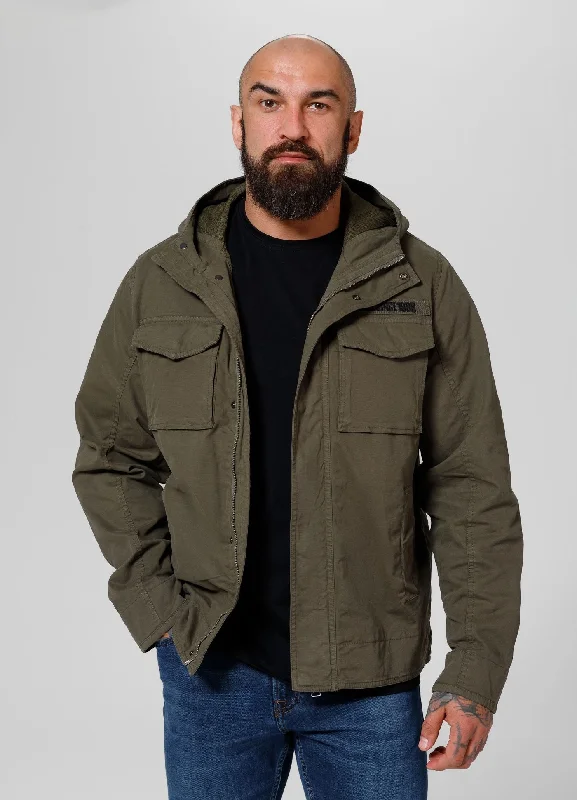 Men's Shirts with Patch PocketsMen's transitional hooded jacket Fallon