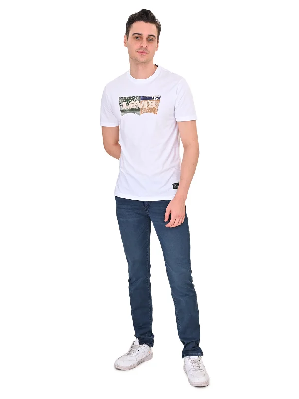 Men's Shirts with Animal PrintsMen's Brand Logo Slim Fit T-shirt