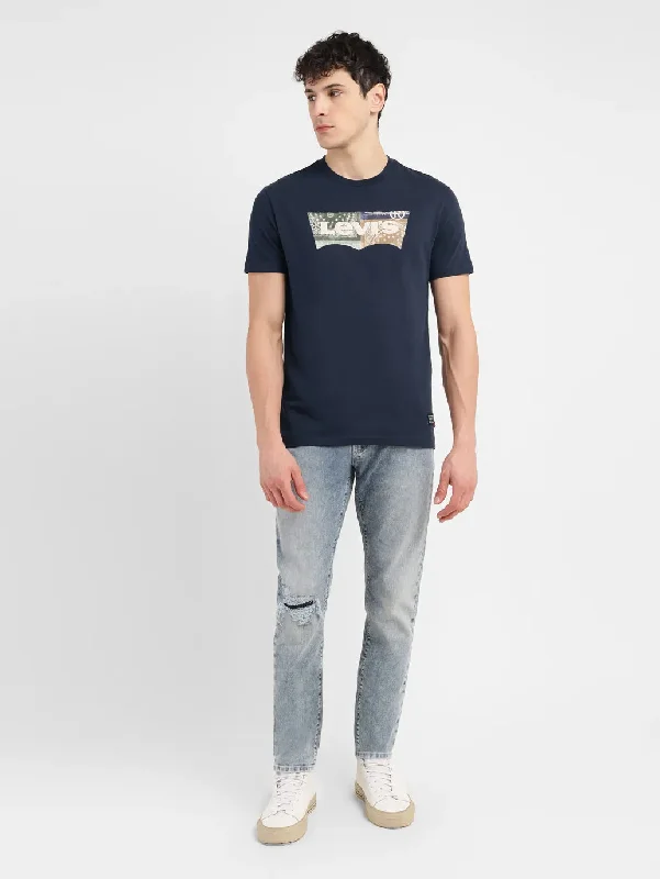 Men's Shirts with Abstract DesignsMen's Brand Logo Slim Fit T-shirt