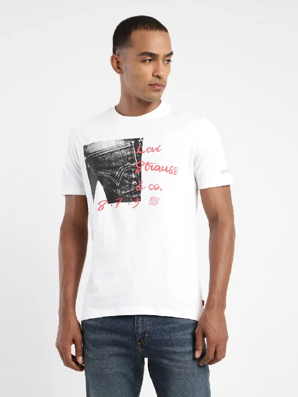 Men's Shirts with Pocket SquaresMen's Graphic Print Slim Fit T-shirt