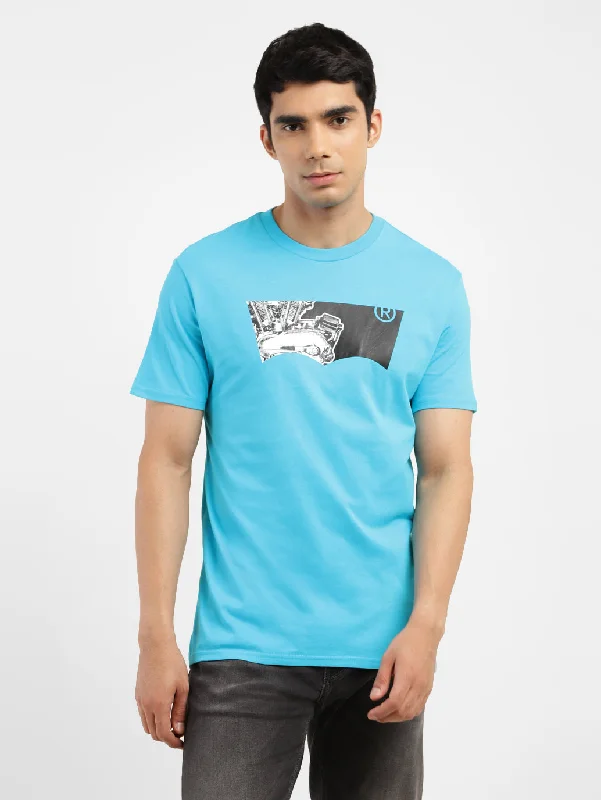 Men's Shirts with Zippered PocketsMen's Graphic Print Slim Fit T-shirt