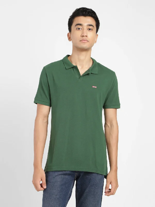 Men's Shirts with Pin CollarsMen's Solid Polo T-shirt