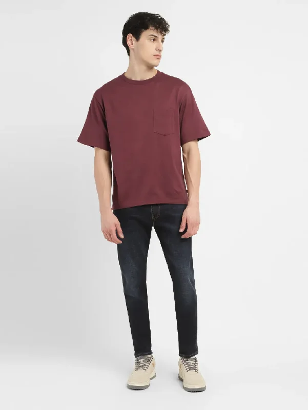 Warm Men's Fleece-Lined TopsMen's Solid Relaxed Fit T-shirt