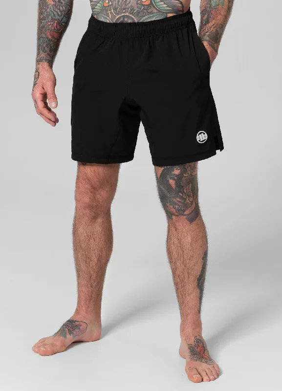 Men's Shirts with Embroidered DesignsSports shorts Performance Pro plus Solid Black