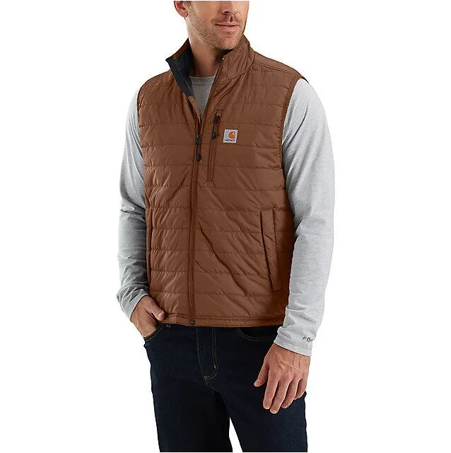 Men's Coats for Short MenMen's Rain Defender Insulated Vest - Relaxed Fit - Mocha