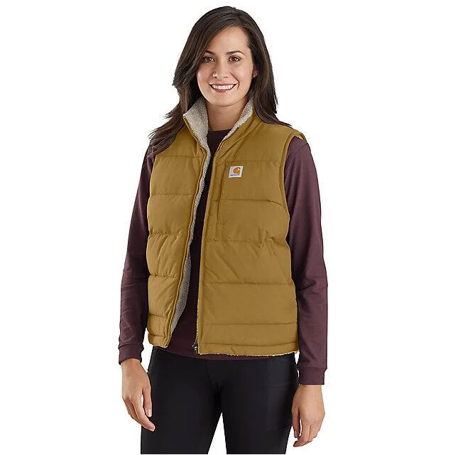 Men's Coats for WalkingWomen's Insulated Montana Puffer Vest - Reversible - Oak Brown